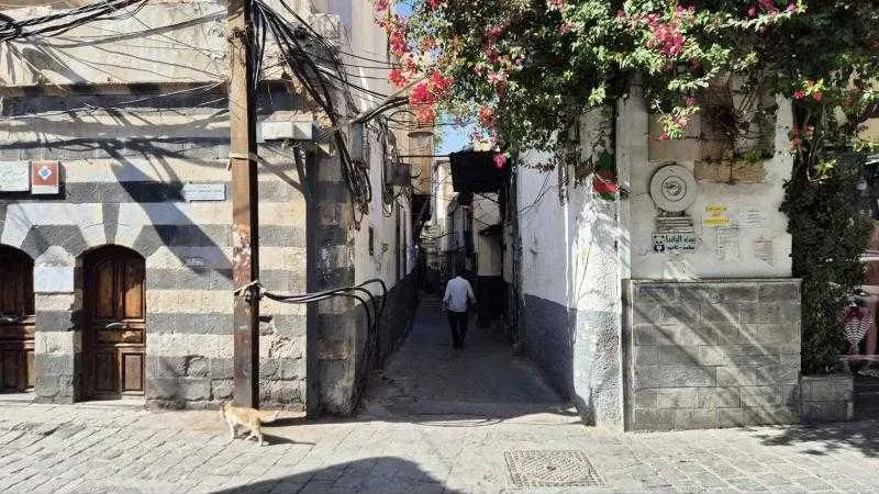 An alley in Old Damascus