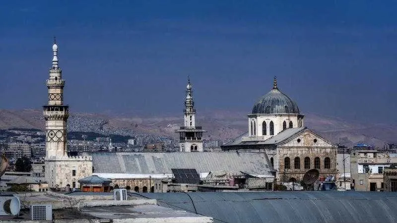 Minarets and the dome of the Umayyad Mosque