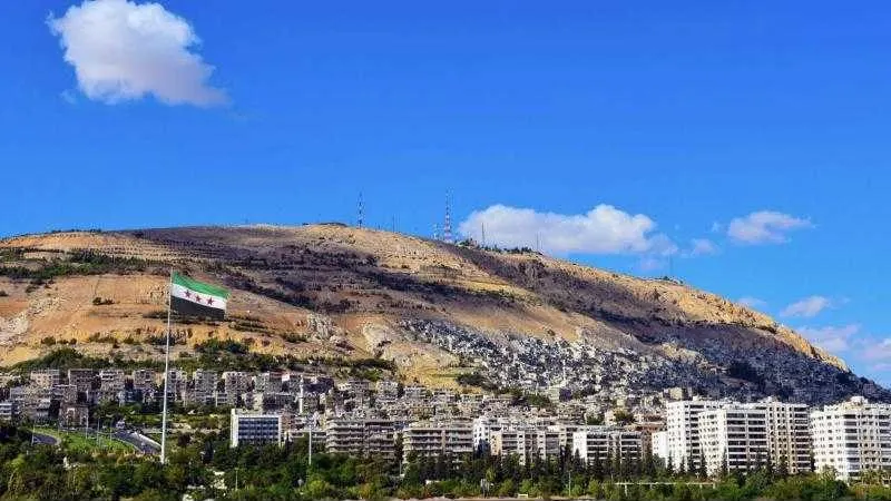 Mount Qasioun above Damascus