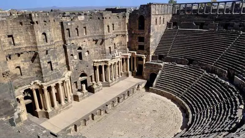 The Roman theatre of Bosra