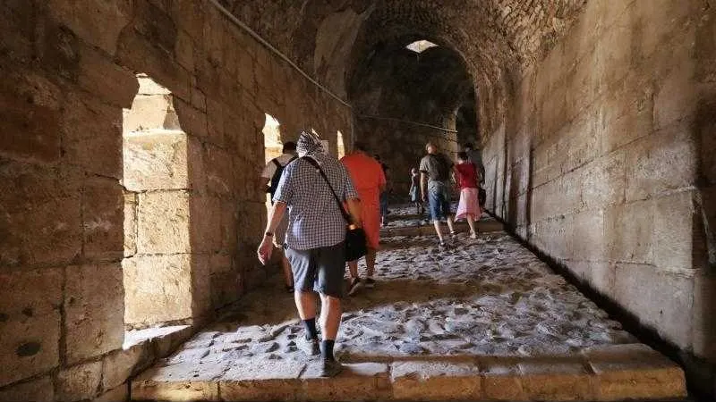 Inside Krak des Chevaliers